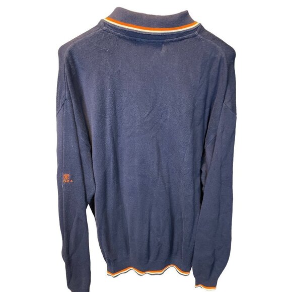 Vintage Tundra Florida Gators Pullover Knit Navy Long Sleeve Half Zip Sweater - Picture 2 of 10